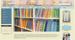 Desktop Screenshot of chadwickheirlooms.com