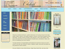 Tablet Screenshot of chadwickheirlooms.com